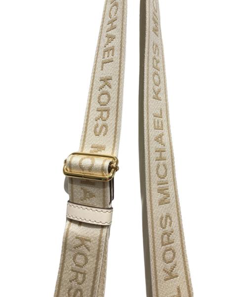 MICHAEL KORS（マイケルコース）MICHAEL KORS (マイケルコース) ジェット セット トラベル シグネチャー スモール ベージュの古着・服飾アイテム