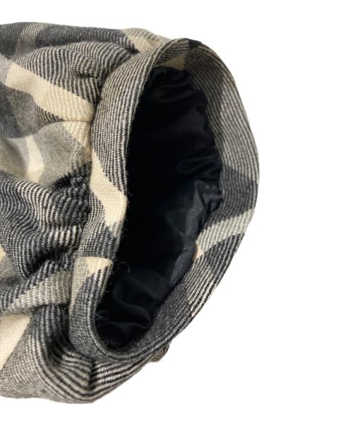 BURBERRY BLUE LABEL（バーバリー ブルー レーベル）BURBERRY BLUE LABEL (バーバリー ブルー レーベル) 7分袖ワンピース/ノバチェック ベージュ×ブラック サイズ:38の古着・服飾アイテム