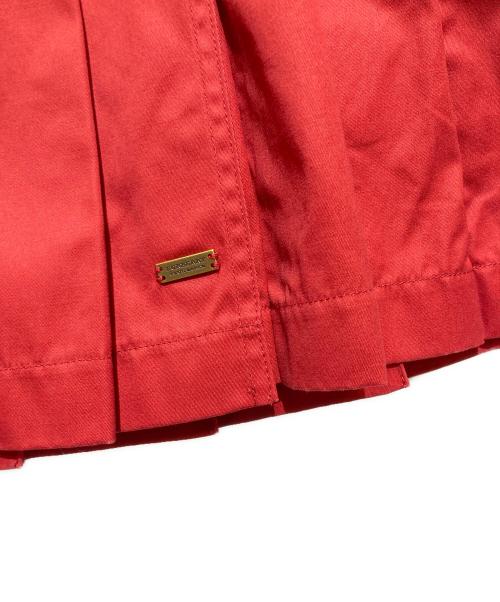 BURBERRY BLUE LABEL（バーバリー ブルー レーベル）BURBERRY BLUE LABEL (バーバリー ブルー レーベル) ラップスカート レッド サイズ:38の古着・服飾アイテム