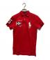 POLO RALPH LAUREN（ポロ・ラルフローレン）の古着「ビッグポニーポロシャツ」｜レッド
