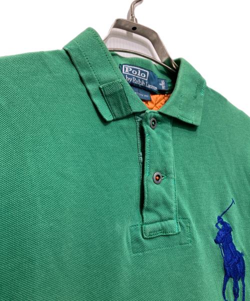 POLO RALPH LAUREN（ポロ・ラルフローレン）POLO RALPH LAUREN (ポロ・ラルフローレン) ビッグポニーポロシャツ グリーン サイズ:Sの古着・服飾アイテム