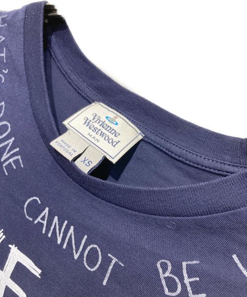 Vivienne Westwood man（ヴィヴィアン ウェストウッド マン）Vivienne Westwood man (ヴィヴィアン ウェストウッド マン) グラフィックTシャツ ネイビー サイズ:XSの古着・服飾アイテム