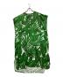 HAVERSACK（ハバーサック）の古着「Big leaf print Dress」｜グリーン