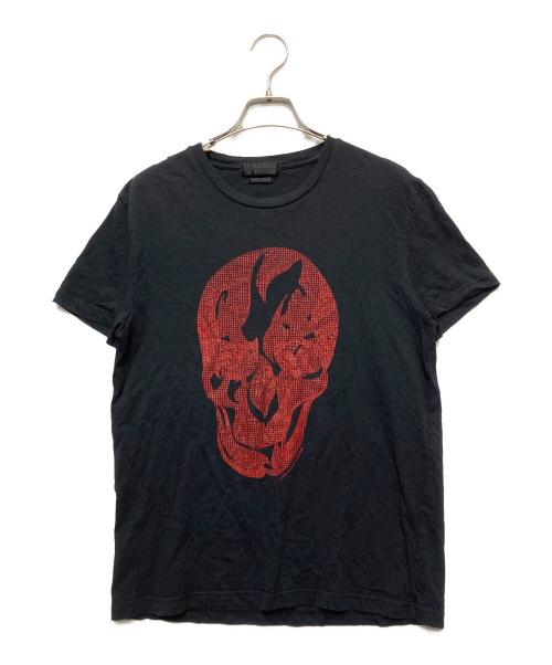 ALEXANDER McQUEEN（アレキサンダーマックイーン）ALEXANDER McQUEEN (アレキサンダーマックイーン) 半袖カットソー ブラック サイズ:Sの古着・服飾アイテム