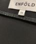 中古・古着 ENFOLD (エンフォルド) ランダムヘムフレアドレス ブラック サイズ:36：8000円