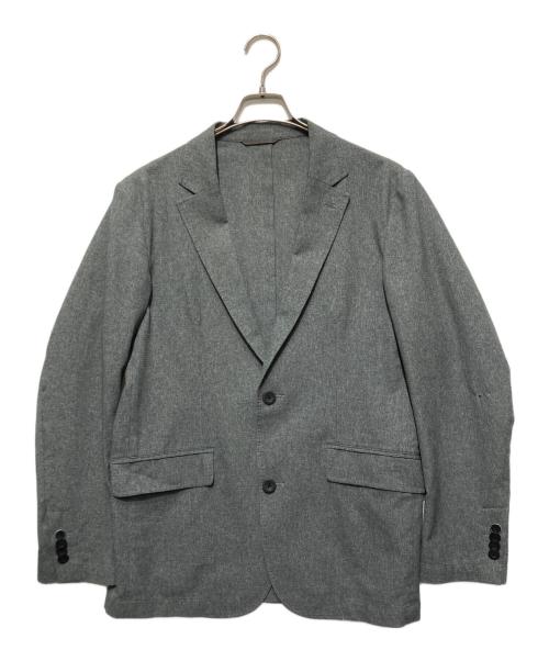 AOURE（アウール）AOURE (アウール) ドットエアープレーンテーラードジャケット グレー サイズ:Mの古着・服飾アイテム