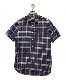BURBERRY（バーバリー）の古着「チェックシャツ」｜ネイビー
