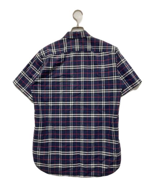 BURBERRY（バーバリー）BURBERRY (バーバリー) チェックシャツ ネイビー サイズ:Sの古着・服飾アイテム