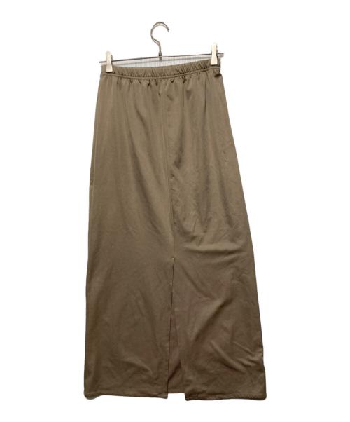 JOURNAL STANDARD（ジャーナルスタンダード）JOURNAL STANDARD (ジャーナルスタンダード) フィブリルキュプラジャージーマキシスカート ブラウン サイズ:FREEの古着・服飾アイテム