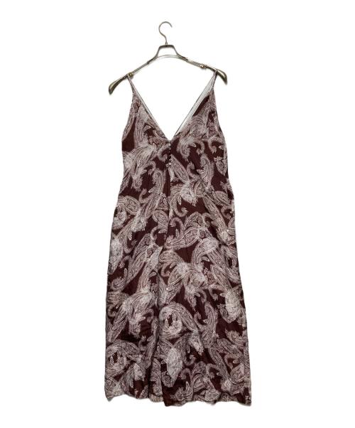 SACRA（サクラ）SACRA (サクラ) OVERLAP PAISLEY SALOPETTE ブラウン サイズ:38の古着・服飾アイテム