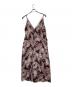 SACRA (サクラ) OVERLAP PAISLEY SALOPETTE ブラウン サイズ:38：14000円