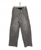 GRAMICCIグラミチ）の古着「DENIM WIDE PANTS/デニム ワイド パンツ」｜グレー