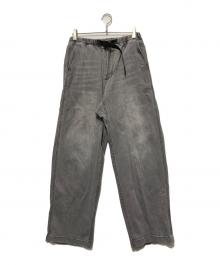GRAMICCI（グラミチ）の古着「DENIM WIDE PANTS/デニム ワイド パンツ」｜グレー