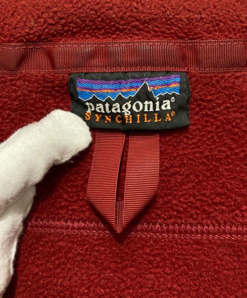 Patagonia（パタゴニア）Patagonia (パタゴニア) SHYNCHILLA フリースジャケット/シンチラ レッド サイズ:不明の古着・服飾アイテム