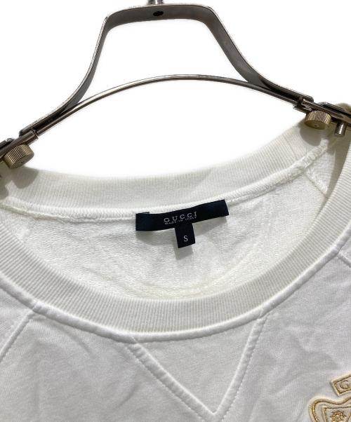 GUCCI（グッチ）GUCCI (グッチ) ノースリーブカットソー ホワイト サイズ:Sの古着・服飾アイテム
