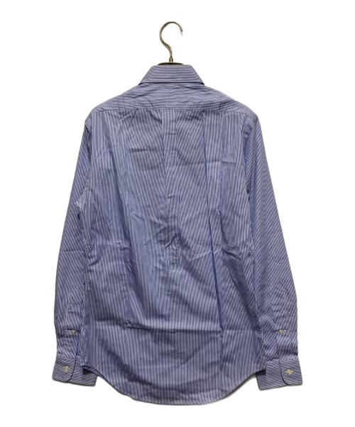 RALPH LAUREN（ラルフローレン）RALPH LAUREN (ラルフローレン) ストライプシャツ ブルー サイズ:XS 未使用品の古着・服飾アイテム
