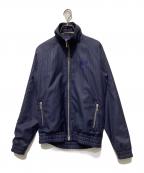 Needlesニードルズ）の古着「Track Jacket St. Wool Viyella」｜ネイビー