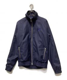 Needles（ニードルズ）の古着「Track Jacket St. Wool Viyella」｜ネイビー