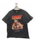 YAVAY（ヤバイ）の古着「プリントTシャツ」｜チャコールグレー