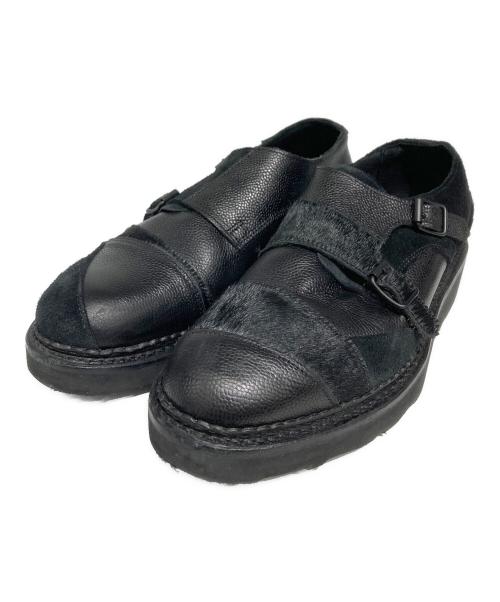 Allen Edmonds（アレン エドモンズ）Allen Edmonds (アレン エドモンズ) Engineered Garments (エンジニアド ガーメンツ) 25AW Bryant Park Double Monk ブラック サイズ:7の古着・服飾アイテム