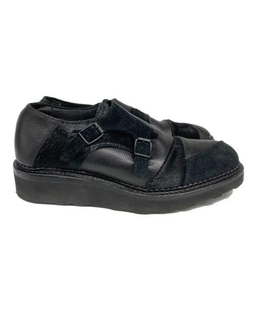 Allen Edmonds（アレン エドモンズ）Allen Edmonds (アレン エドモンズ) Engineered Garments (エンジニアド ガーメンツ) 25AW Bryant Park Double Monk ブラック サイズ:7の古着・服飾アイテム