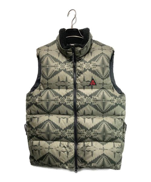 NIKE ACG（ナイキエーシージー）NIKE ACG (ナイキエーシージー) ペンドルトン ダウンベスト オリーブ サイズ:Mの古着・服飾アイテム