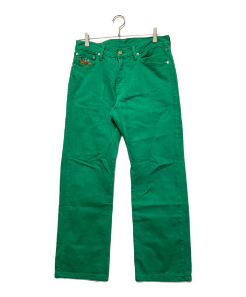 POLO RALPH LAUREN（ポロ・ラルフローレン）POLO RALPH LAUREN (ポロ・ラルフローレン) 867 クラシック デニム グリーン サイズ:W30の古着・服飾アイテム