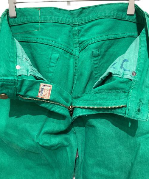 POLO RALPH LAUREN（ポロ・ラルフローレン）POLO RALPH LAUREN (ポロ・ラルフローレン) 867 クラシック デニム グリーン サイズ:W30の古着・服飾アイテム