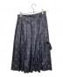 MARGARET HOWELL (マーガレットハウエル) OUTLINE SPOT SILK SKIRT グレー サイズ:2：8000円