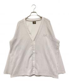 Needles（ニードルズ）の古着「V-Neck Cardigan-Raschel Lace」｜ベージュ