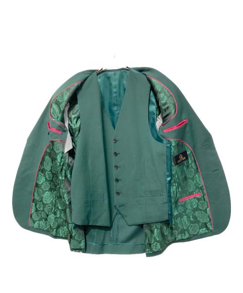 GARNIER（ガルニエ）Garnier (ガルニエ) 3Pセットアップスーツ グリーン サイズ:Mの古着・服飾アイテム