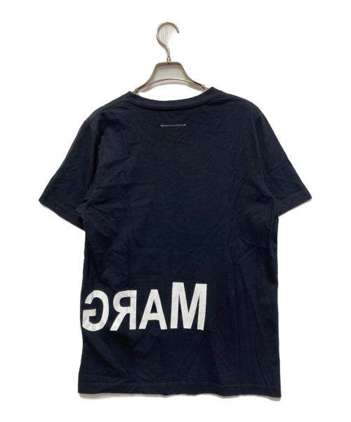 MM6 Maison Margiela（エムエムシックスメゾンマルジェラ）MM6 Maison Margiela (エムエムシックスメゾンマルジェラ) リバースロゴTシャツ ブラック サイズ:Sの古着・服飾アイテム