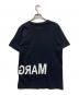 MM6 Maison Margiela (エムエムシックスメゾンマルジェラ) リバースロゴTシャツ ブラック サイズ:S：7000円