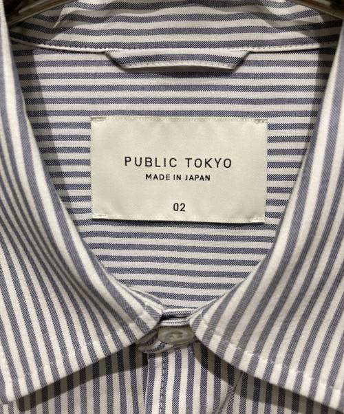 PUBLIC TOKYO（パブリックトウキョウ）PUBLIC TOKYO (パブリックトウキョウ) Comfort Relax Shirt スカイブルー サイズ:2の古着・服飾アイテム