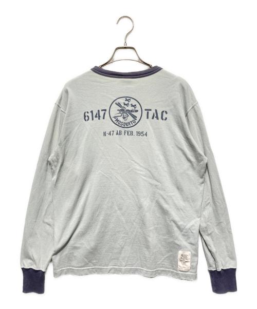 TOYS MCCOY（トイズマッコイ）TOYS McCOY (トイズマッコイ) マリリンモンローロングスリーブカットソー ブルー サイズ:Lの古着・服飾アイテム