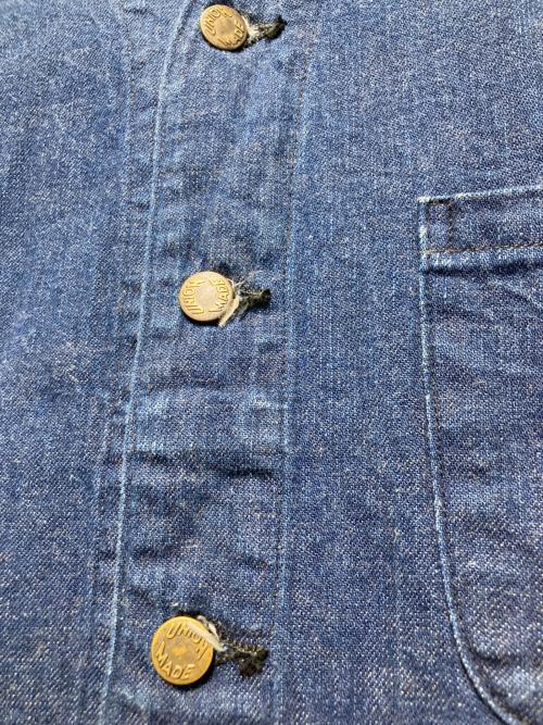 WAREHOUSE（ウエアハウス）WAREHOUSE (ウエアハウス) シンチバックデニムベスト ネイビー サイズ:FREEの古着・服飾アイテム