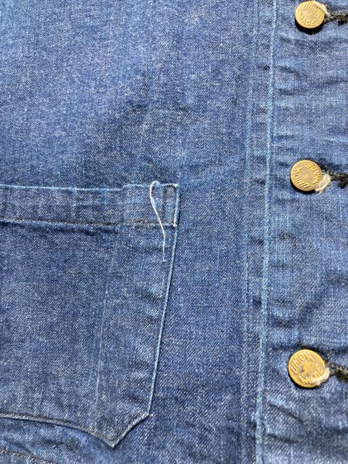 WAREHOUSE（ウエアハウス）WAREHOUSE (ウエアハウス) シンチバックデニムベスト ネイビー サイズ:FREEの古着・服飾アイテム