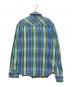 RRL (ダブルアールエル) チェックネルシャツ グリーン×ネイビー サイズ:L：12000円