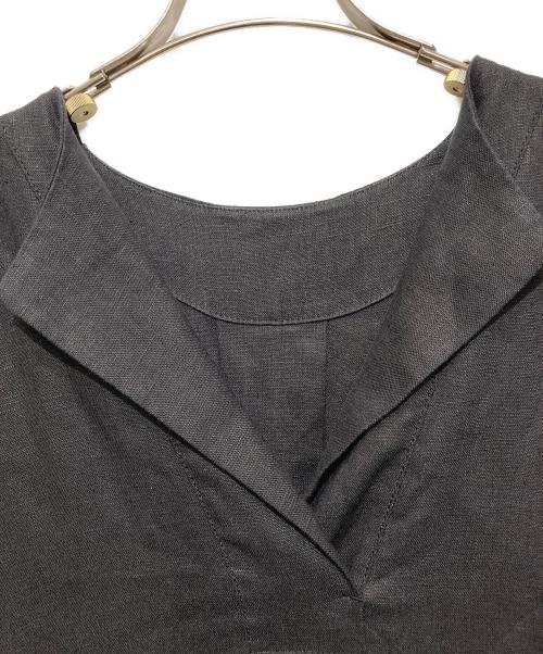 Spick and Span（スピック＆スパン）Spick and Span (スピック＆スパン) 25ss リネンカフタンドレス ブラック サイズ:36の古着・服飾アイテム