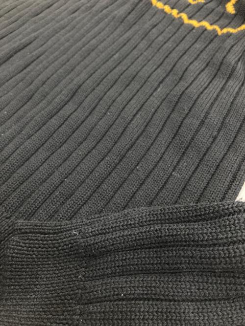 FENDI（フェンディ）FENDI (フェンディ) ロゴ ニットセーター ブラック サイズ:サイズ50の古着・服飾アイテム