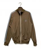 FRED PERRYフレッドペリー）の古着「TWIN TAPE TRACK JACKET」｜ブラウン