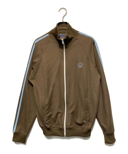 FRED PERRY（フレッドペリー）FRED PERRY (フレッドペリー) TWIN TAPE TRACK JACKET ブラウン サイズ:Sの古着・服飾アイテム