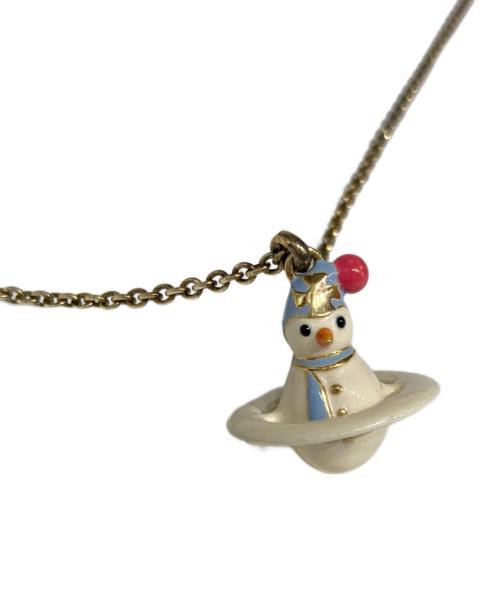 Vivienne Westwood（ヴィヴィアンウエストウッド）Vivienne Westwood (ヴィヴィアンウエストウッド) Christmas ORB Snowman Pendantの古着・服飾アイテム