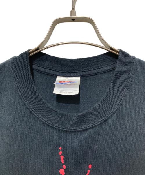 Hanes（ヘインズ）Hanes (ヘインズ) ブチ抜き スマイルTシャツ ブラック サイズ:Mの古着・服飾アイテム