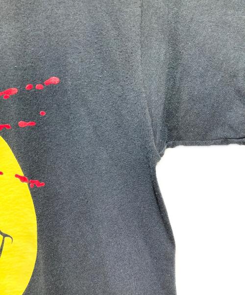 Hanes（ヘインズ）Hanes (ヘインズ) ブチ抜き スマイルTシャツ ブラック サイズ:Mの古着・服飾アイテム