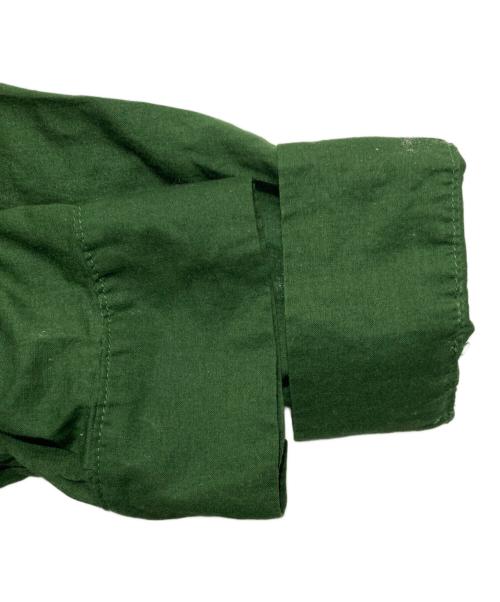 mizuiro-ind（ミズイロインド）mizuiro-ind (ミズイロインド) スタンドカラーワイドシャツ グリーン サイズ:Freeの古着・服飾アイテム