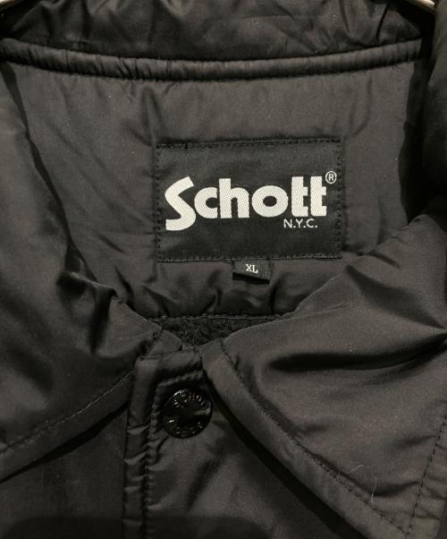 Schott（ショット）Schott (ショット) 裏ボアコーチジャケット ブラック サイズ:XLの古着・服飾アイテム