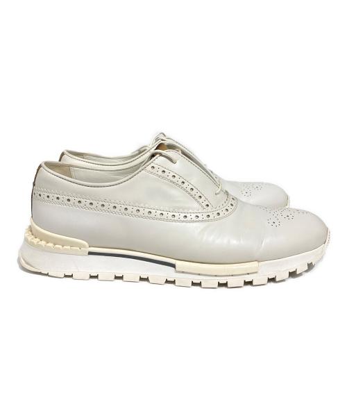 Berluti（ベルルッティ）Berluti (ベルルッティ) ファストトラックホワイトレザースニーカー ホワイト サイズ:サイズ6の古着・服飾アイテム