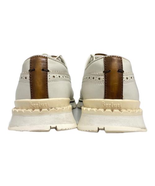 Berluti（ベルルッティ）Berluti (ベルルッティ) ファストトラックホワイトレザースニーカー ホワイト サイズ:サイズ6の古着・服飾アイテム