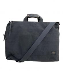 PORTER（ポーター）の古着「2WAYオーバーナイトブリーフケース」｜ブラック